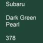 Preview: Subaru, Dark Green Pearl, 378.